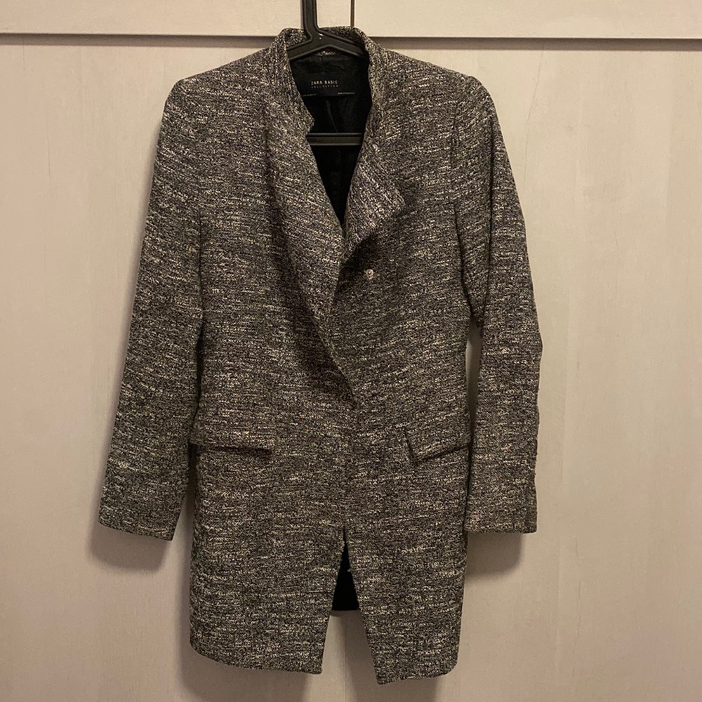 Zara Tweed Blazer Jacket